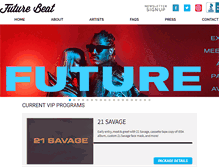 Tablet Screenshot of future-beat.com